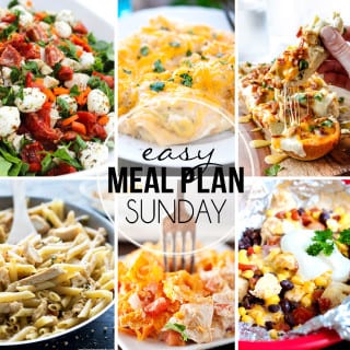 Weekly Meal Plan #32 - Easy Peasy Meals