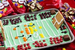 Football stadium sugar cookies