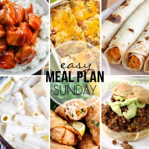 Easy Meal Plan #34