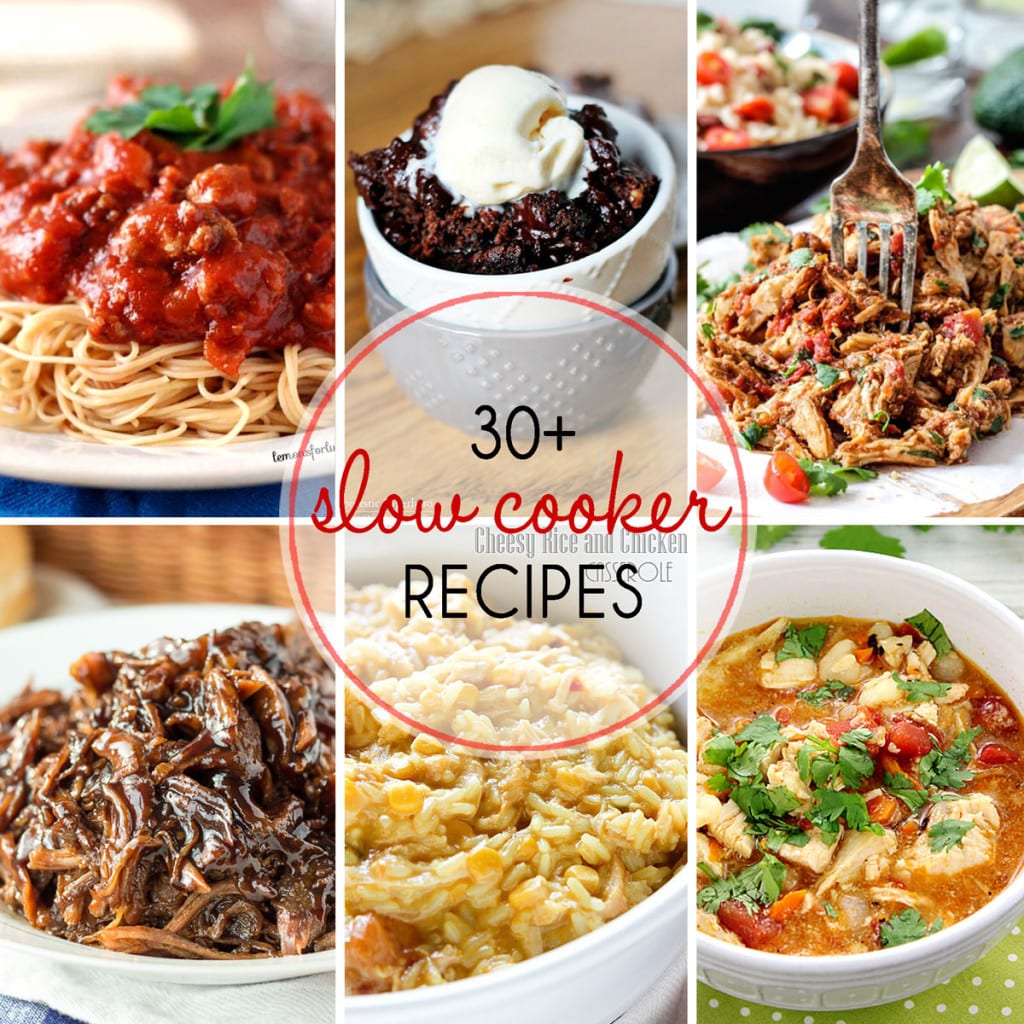 30 + Slow Cooker Recipes - Easy Peasy Meals