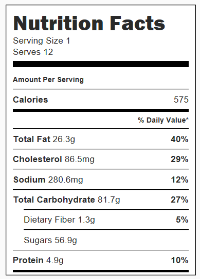 S'mores Whoopie Pies Nutrition Facts