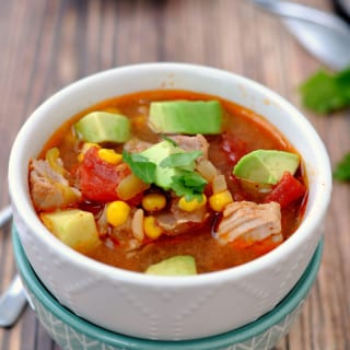 Easy Pork Enchilada Soup