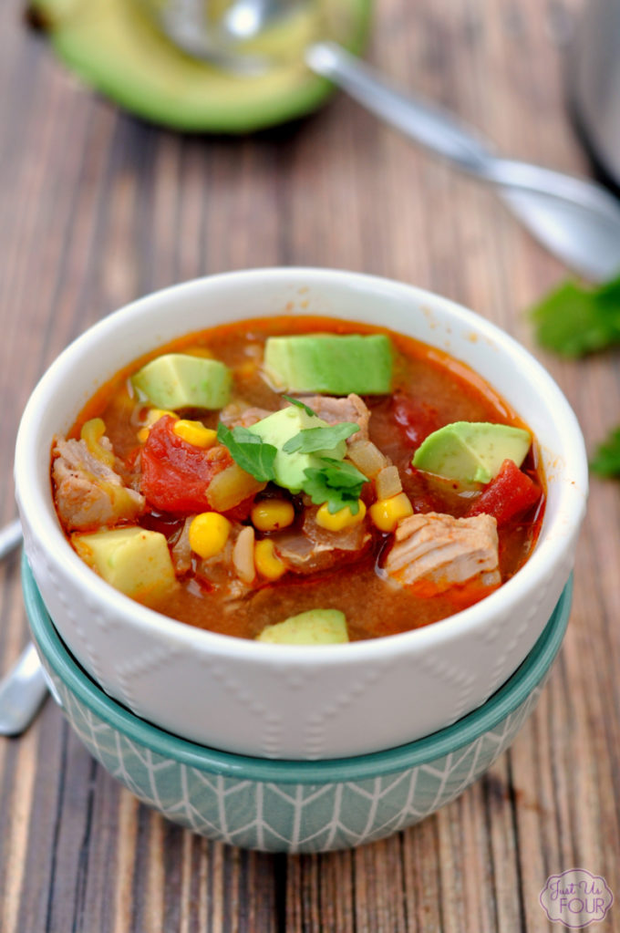 Easy Pork Enchilada Soup