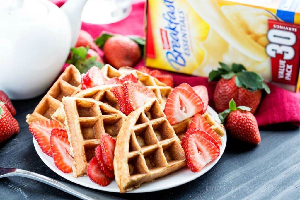 Vanilla Protein Waffles Easy Peasy Meals