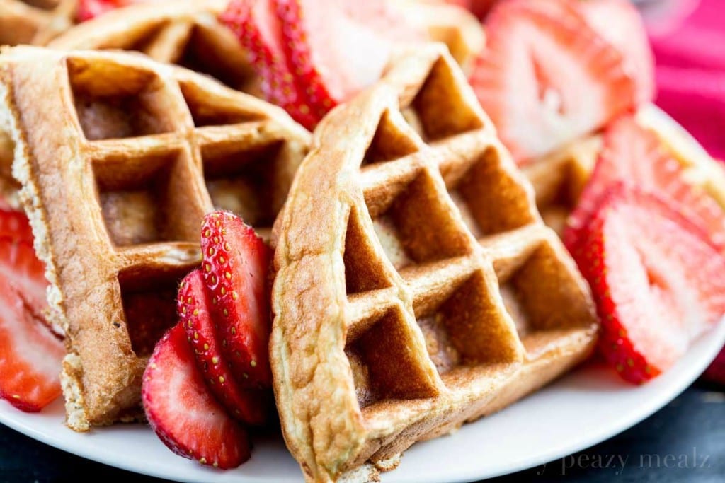 Vanilla Protein Waffles Easy Peasy Meals
