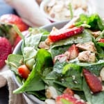 berry feta salad with a simple homemade dressing