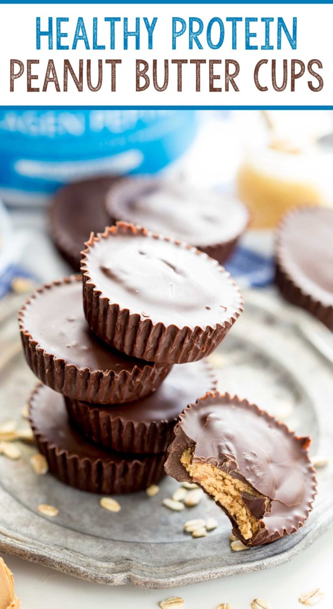 healthy peanut butter cups, so much delicious flavor, and so much healthier than regular peanut butter cups