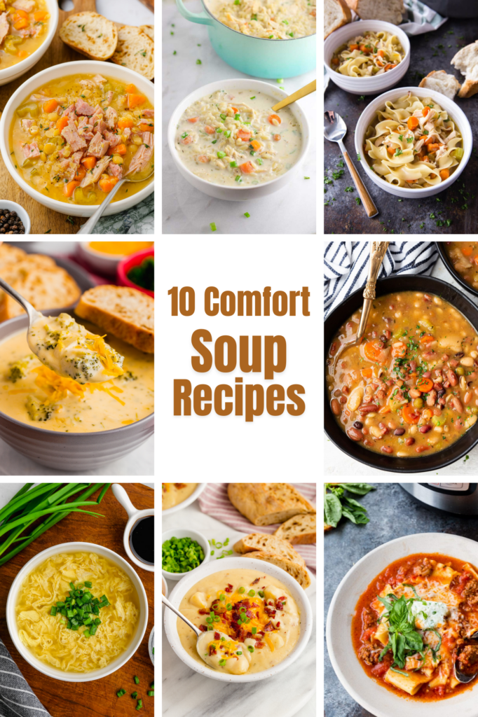 10 Soup Recipes that will have you licking the bowl clean. 