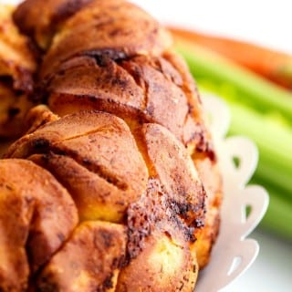 Buffalo Chicken Pull Apart Bread