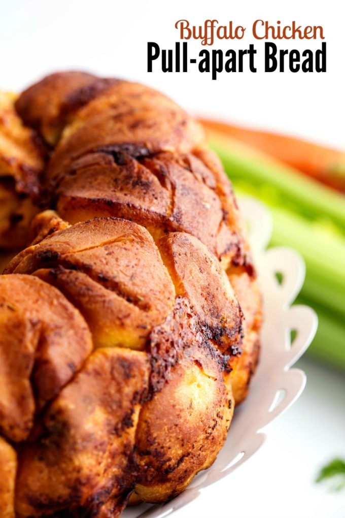 Buffalo Chicken Pull Apart Bread