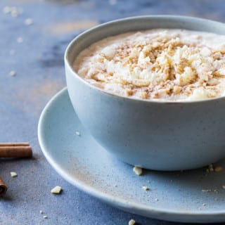 Yes! You read that right: HEALTHY Cinnamon Hot Chocolate. What is there not to love about this delicious drink that also serves as a healthy snack?