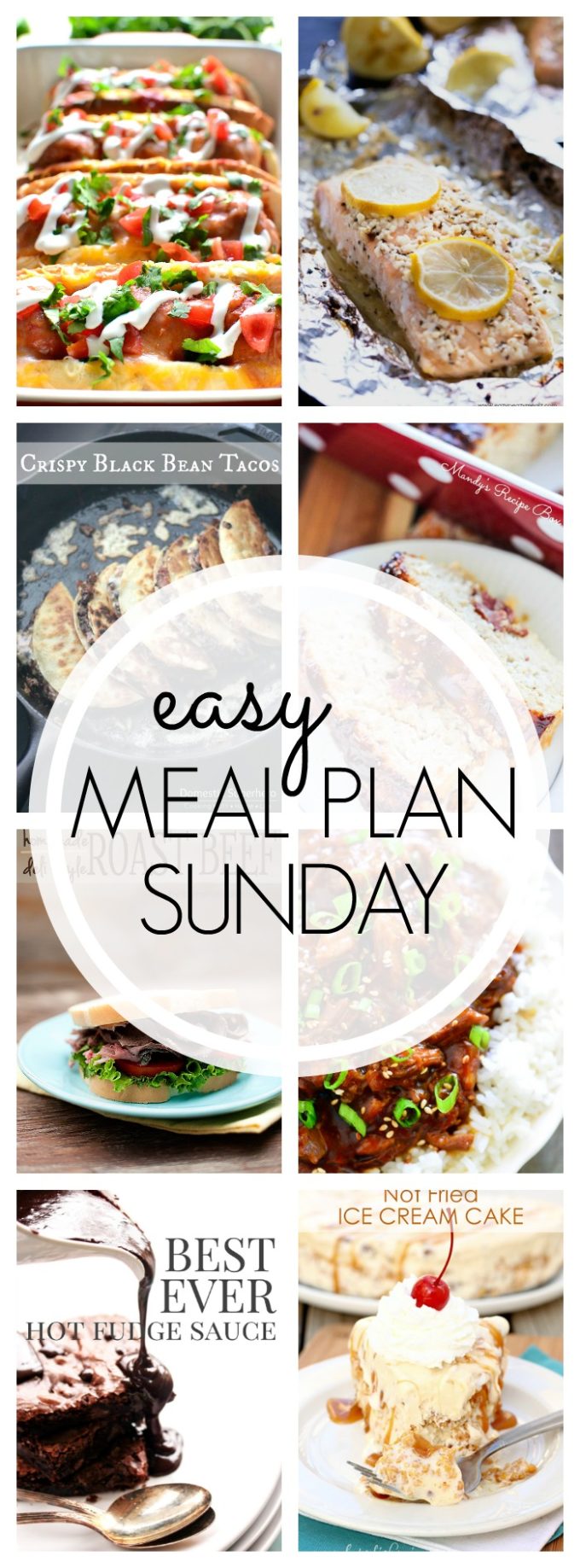 Easy Meal Plan Sunday