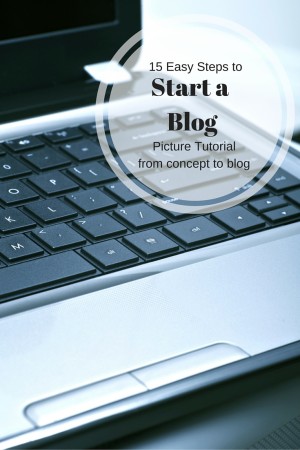 How to easily start a blog