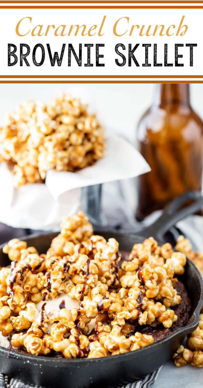 Caramel Crunch Brownie Skillet Easy Peasy Meals