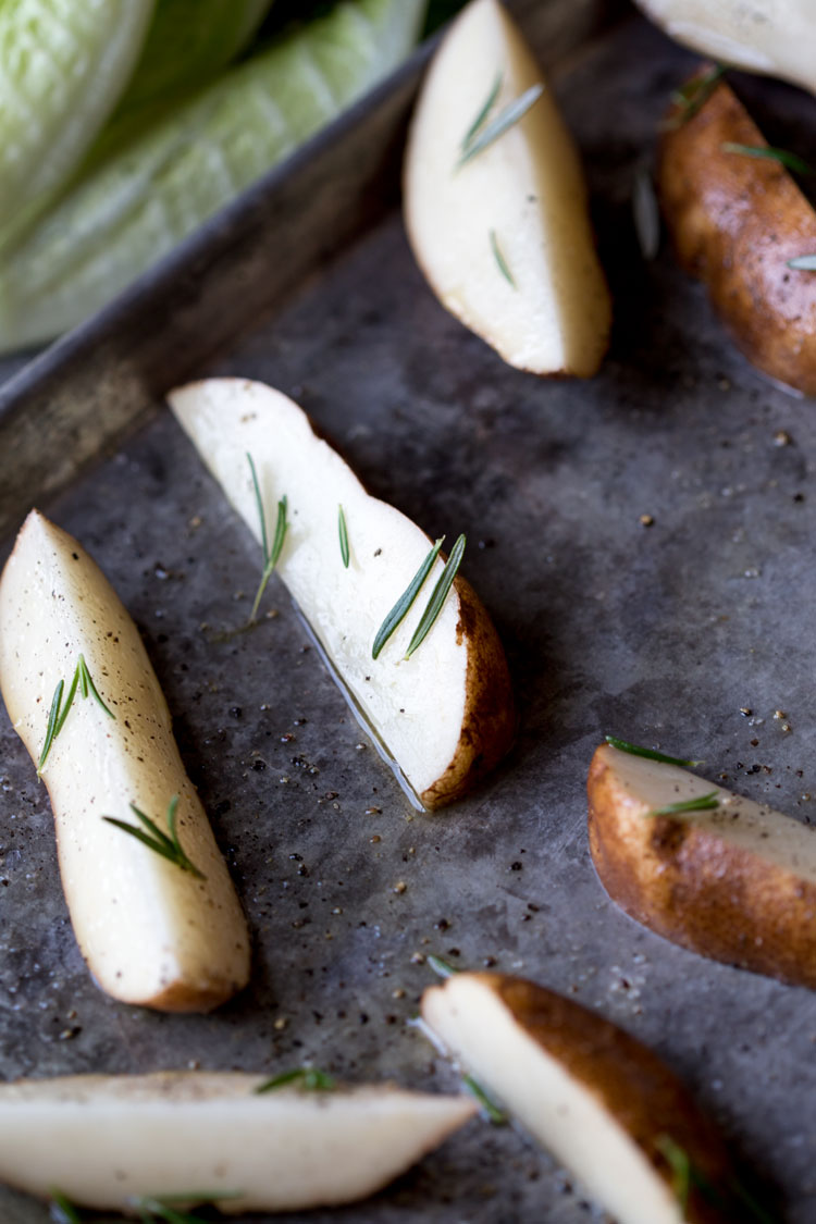 uncooked-potatoes for the delicious wedges to go with our burgers