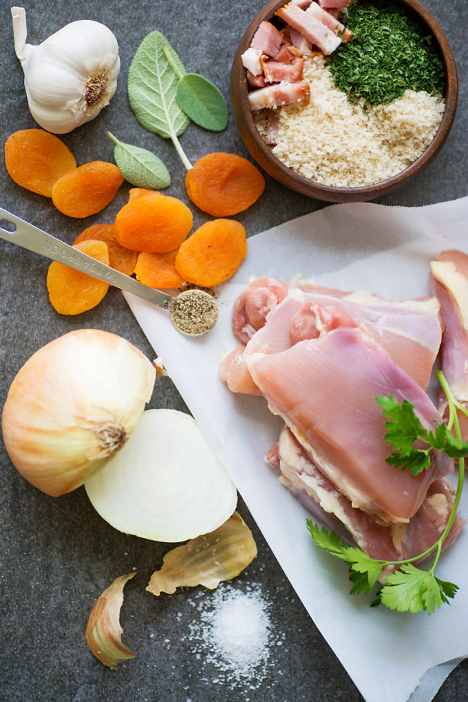  Apricot Stuffed Chicken Thighs Ingredients