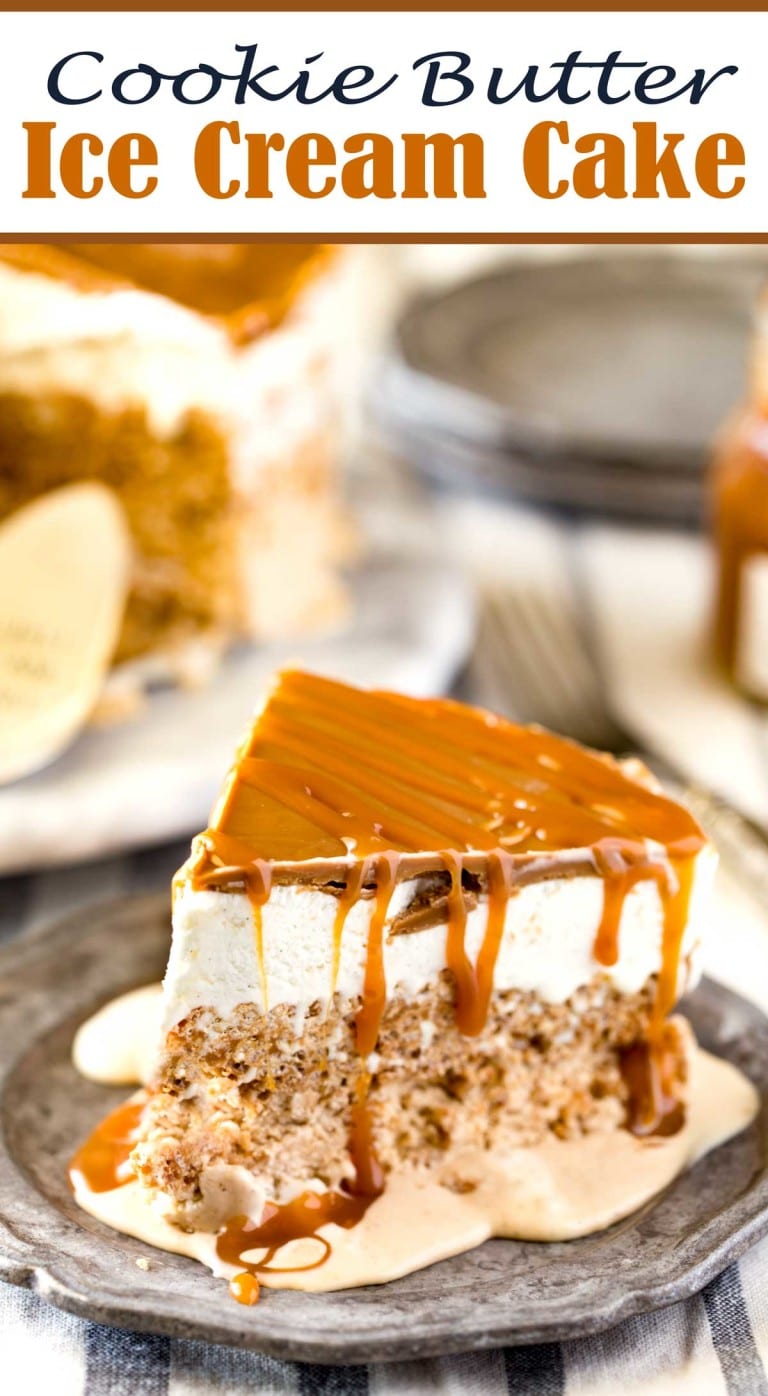 Cookie Butter Ice Cream Cake Easy Peasy Meals