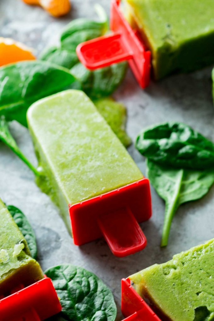 Green Smoothie Pops