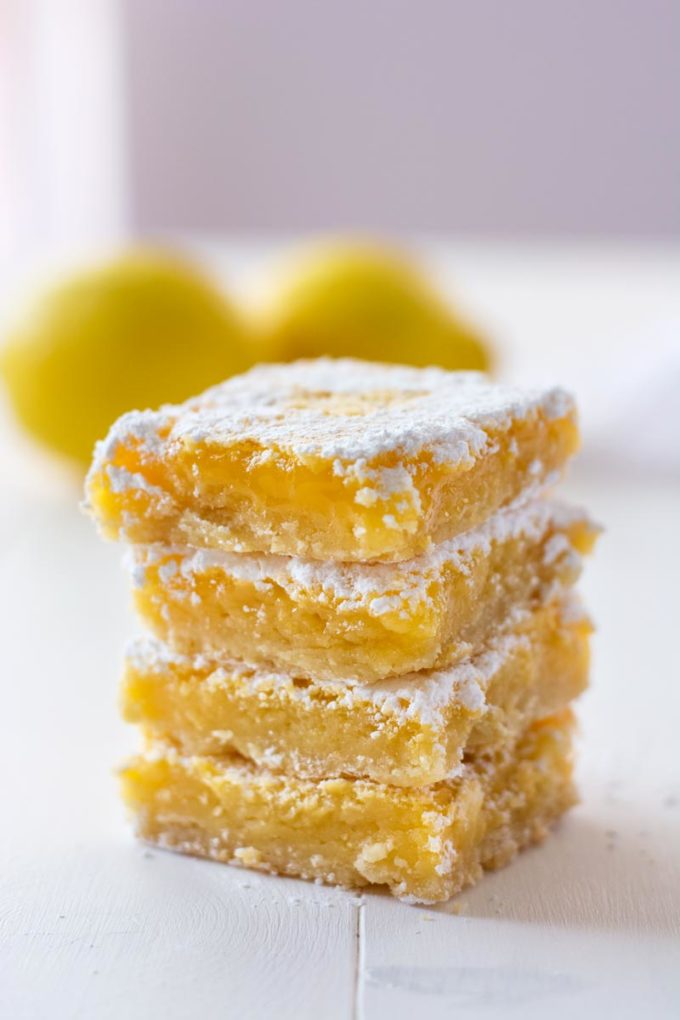 Classic Bars with Shortbread Crust
