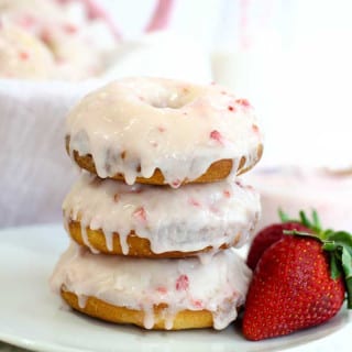 Strawberries and Cream Donuts