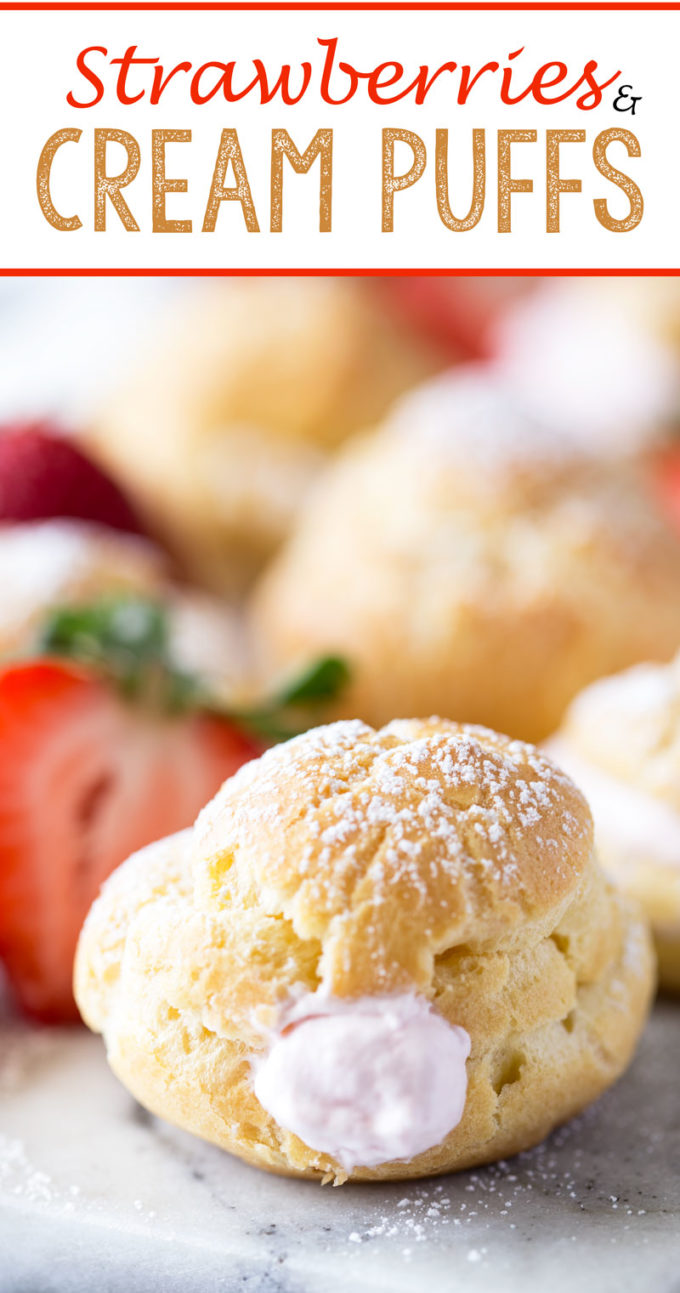 Strawberries and Cream Puffs Easy Peasy Meals