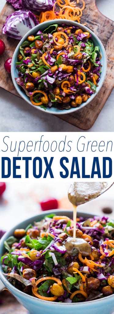 Superfoods Green Detox Salad - Easy Peasy Meals