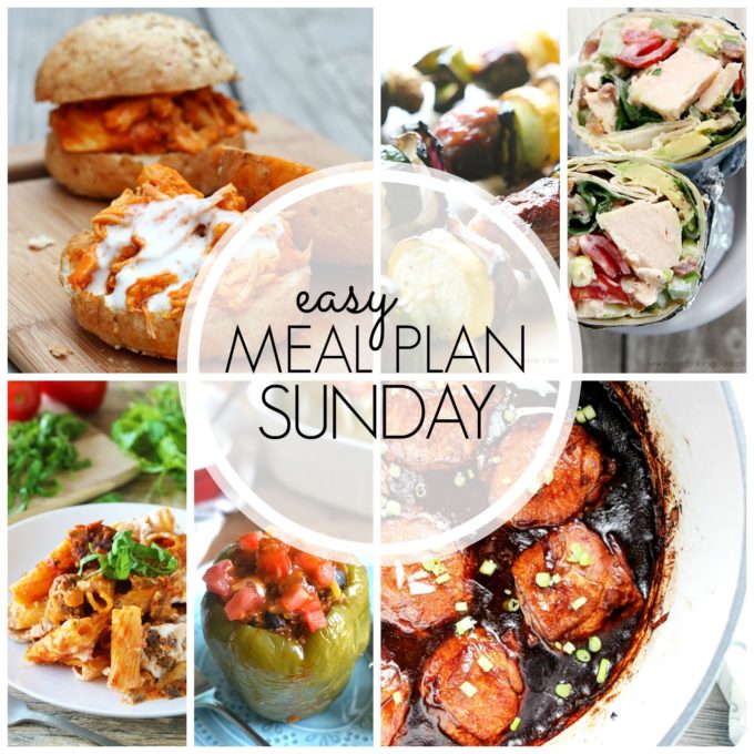 Weekly meal plan