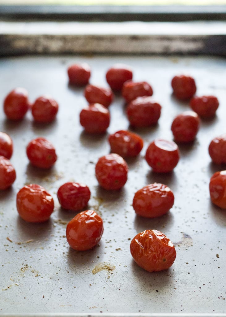 Escarole, Roasted Tomato and Wheat Berry Salad Easy Peasy Meals
