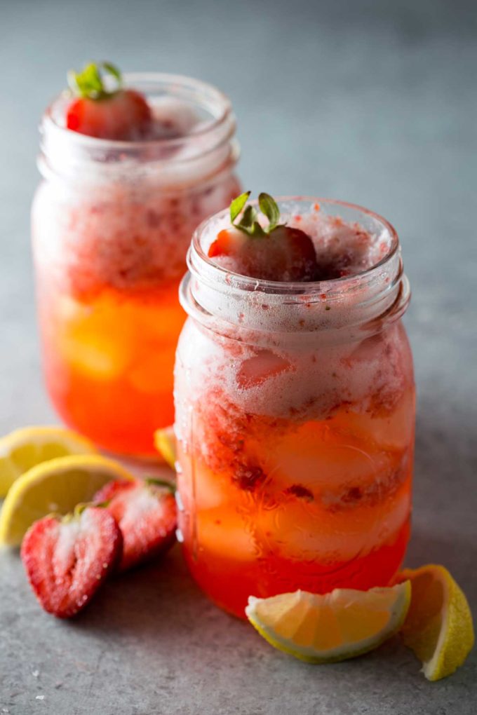 Sparkling Strawberry Lemonade