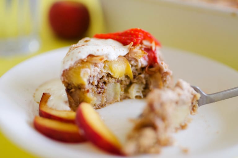 Summer Fruit Breakfast Bake Easy Peasy Meals