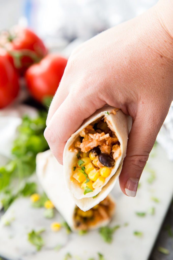 BBQ Chicken Recipes made with shredded chicken, your favorite BBQ sauce, topped with beans, corn or any of your favorite ingredients.