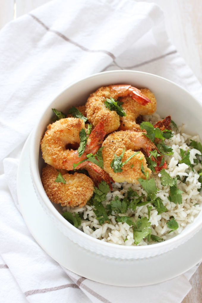 New Years Eve Appetizer coconut shrimp