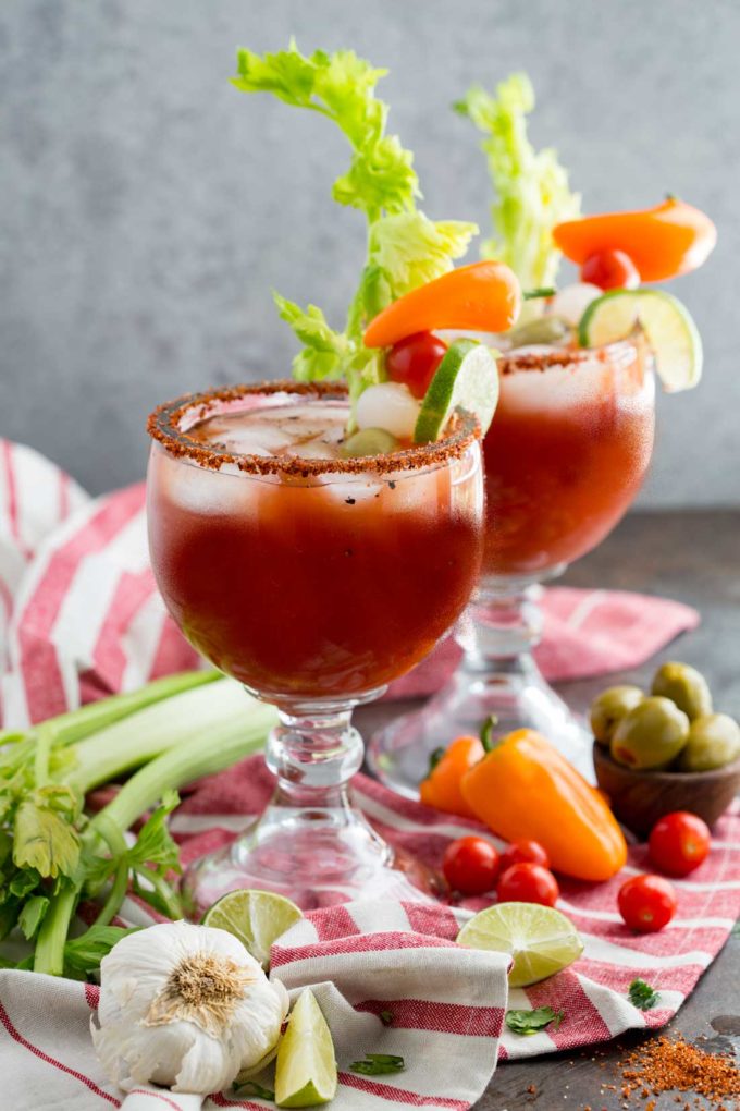 A not so bloody mary, or a virgin michelada