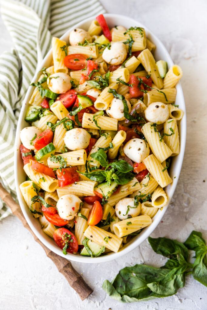 caprese pasta salad