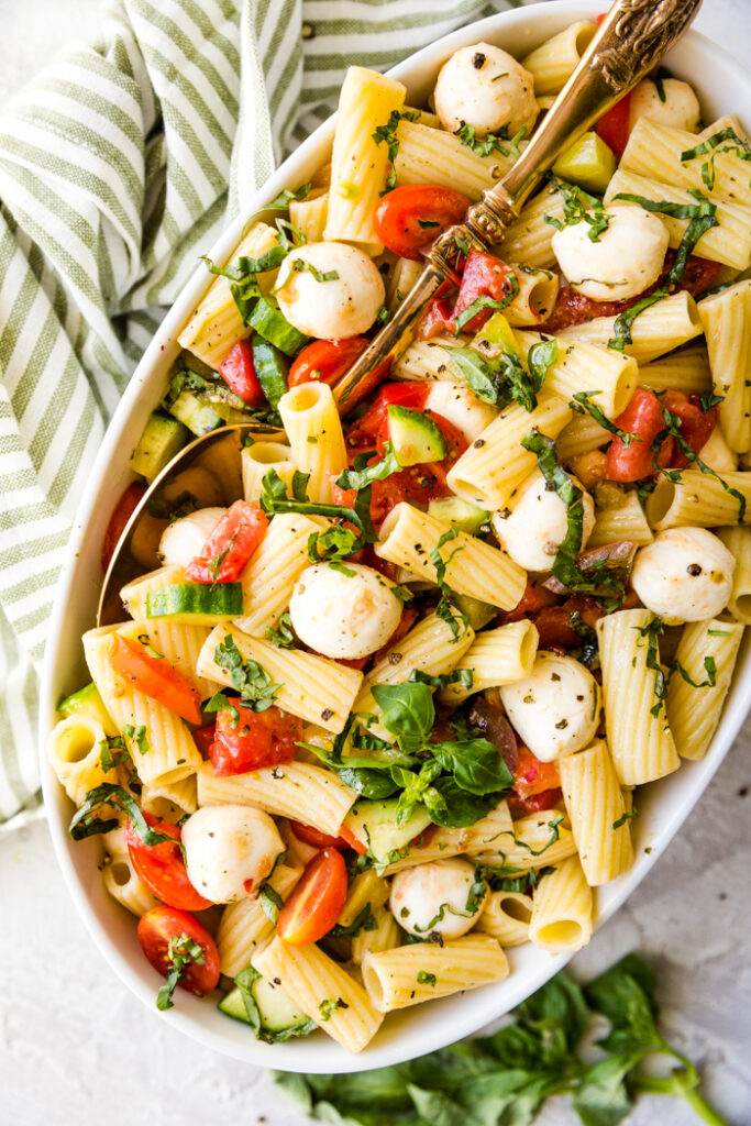 caprese pasta salad