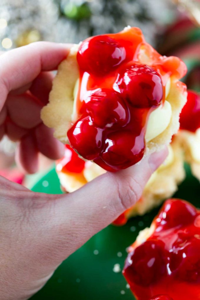 Cherry Cheesecake Tarts