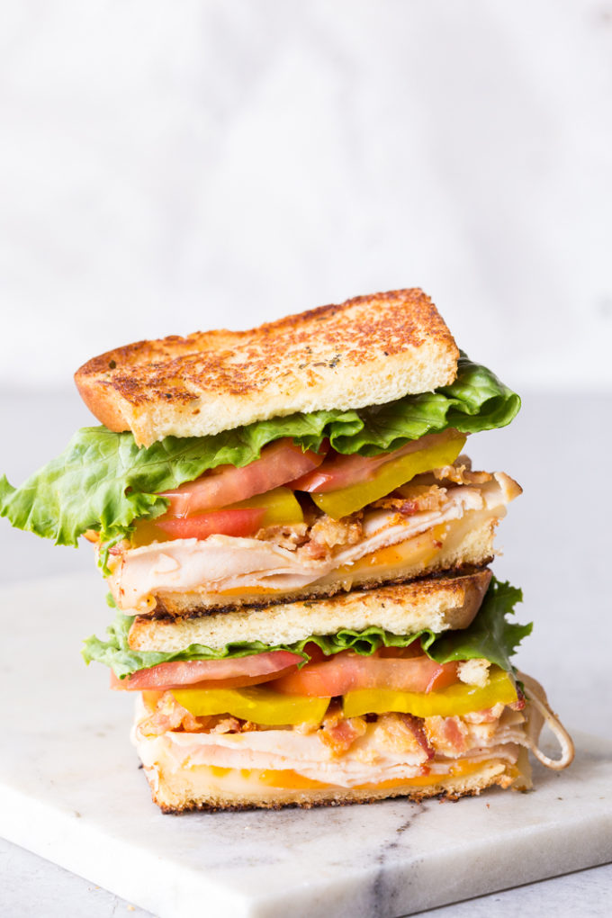 Easy Chicken Club Sandwich