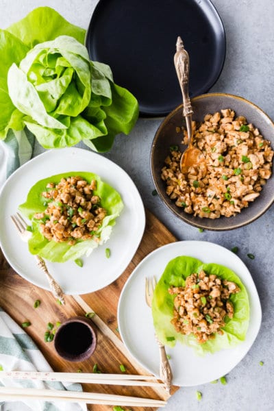 Chicken Lettuce Wraps, these P.F. Chang's Chicken lettuce wraps are full flavor and absolutely delicious.