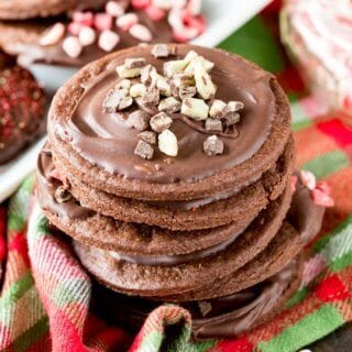 Peppermint Chocolate Cookies
