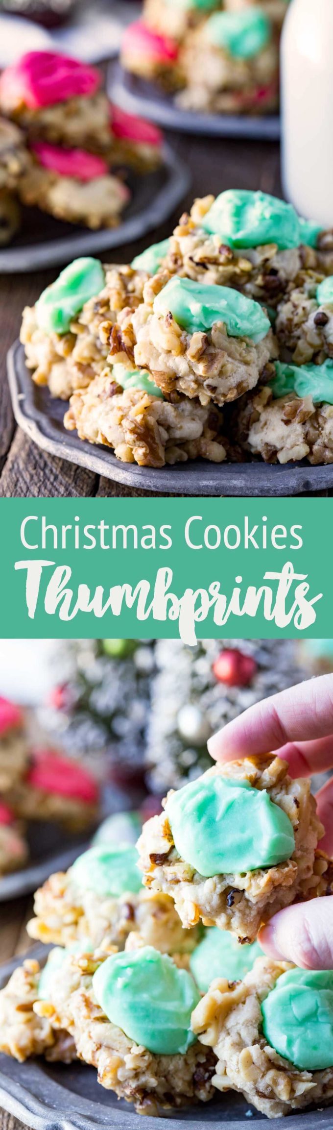 Christmas Cookies Thumbprint cookies are delicious, easy, and fun for holiday baking