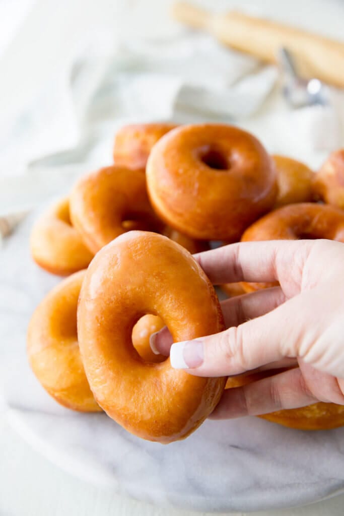 Copy Cat Krispy Kreme Doughnuts are easy to make and delicious