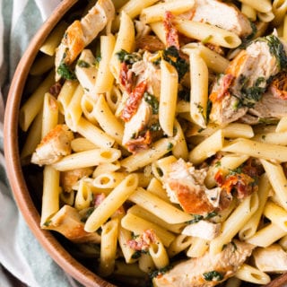 Creamy tuscan chicken penne