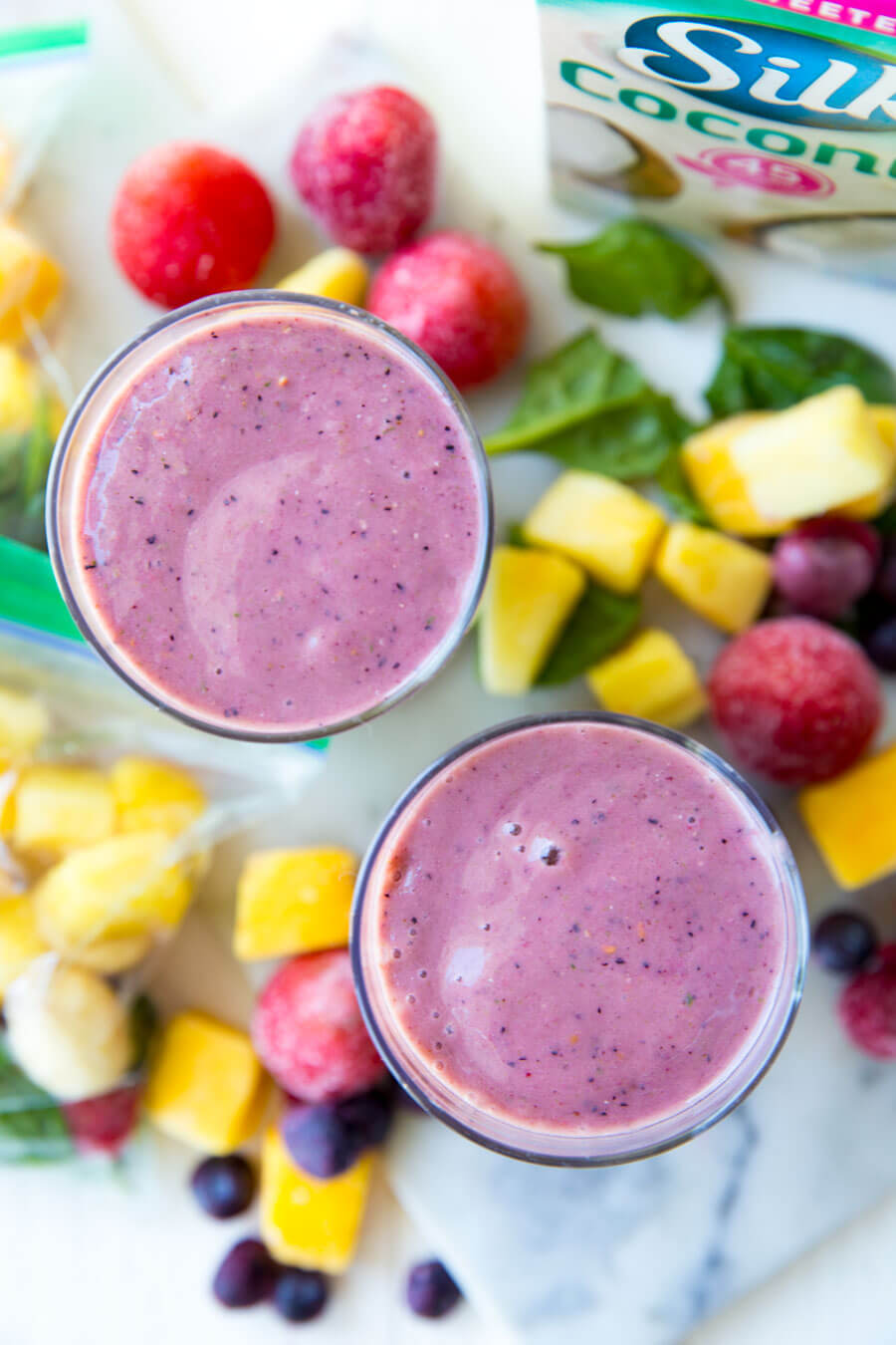Freezer Smoothie Packs and a very berry smoothie