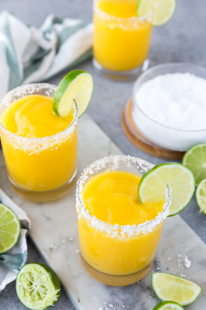 3 frozen mango margaritas 