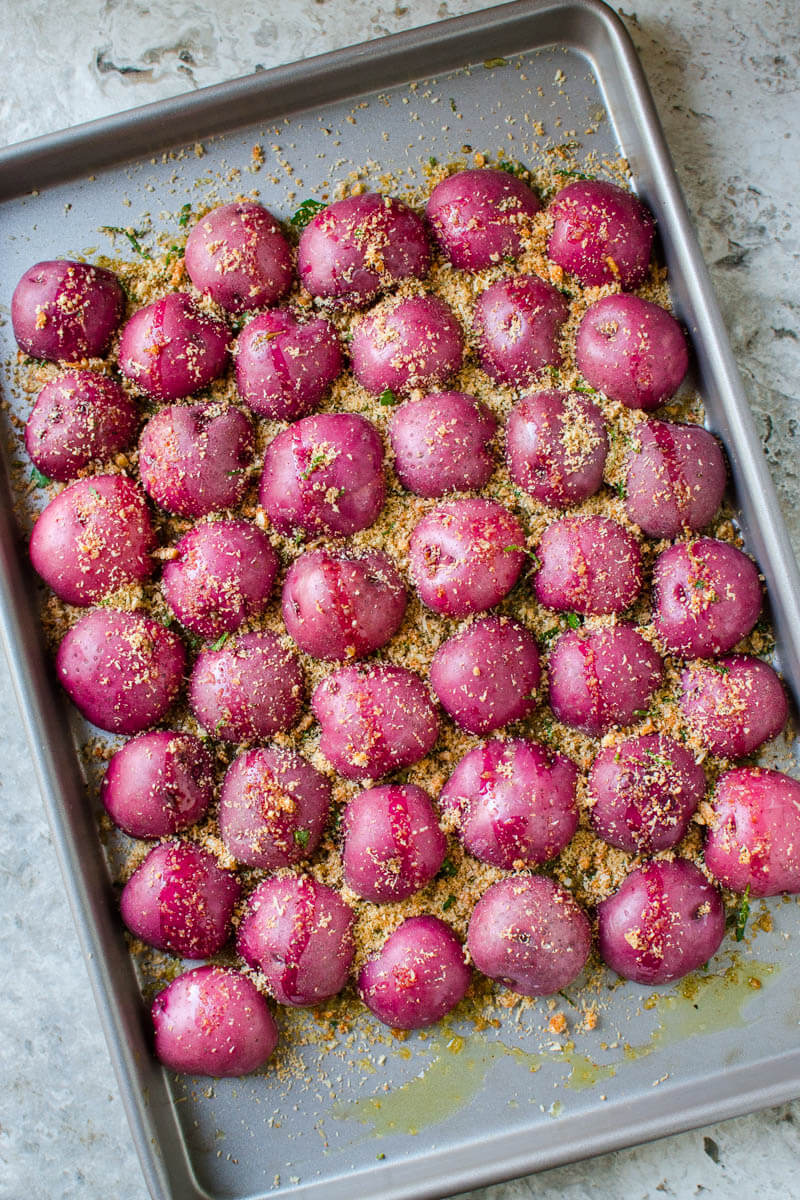 Garlic Parmesan Roasted Potatoes