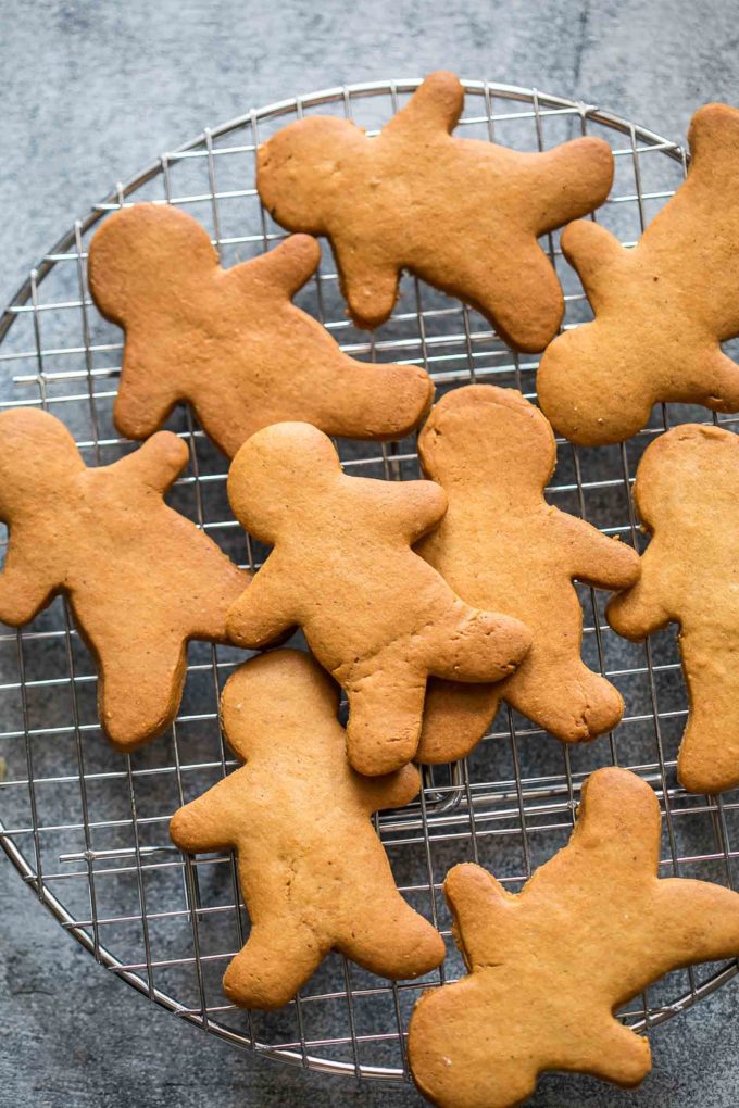 Gingerbread Cookies: deliciously soft, chewy, and perfect for house building. They have a rich flavor and a consistency that holds its shape while baking.