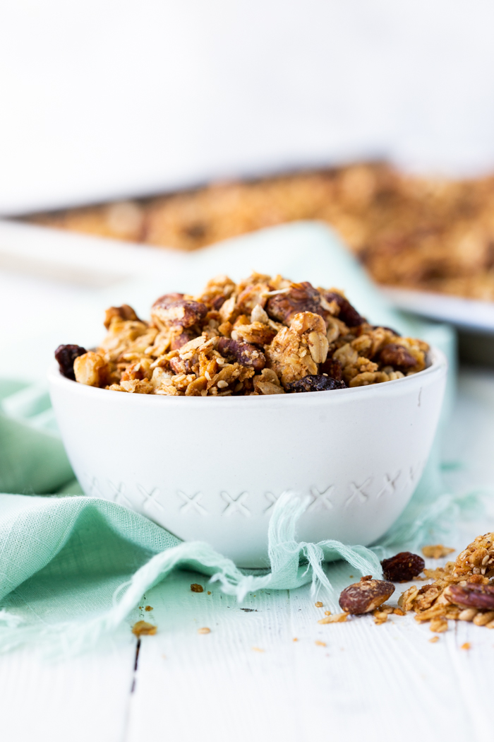 Granola in bowl