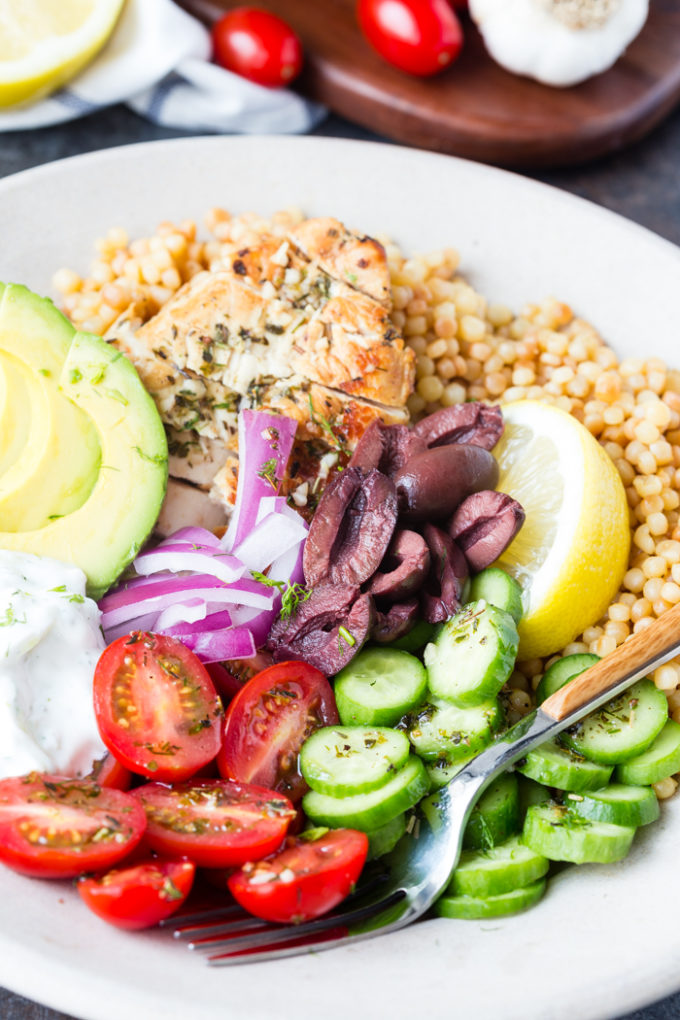 Greek Chicken Bowls (Meal Prep Easy) - Easy Peasy Meals