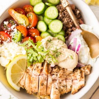 Greek Chicken Power bowl