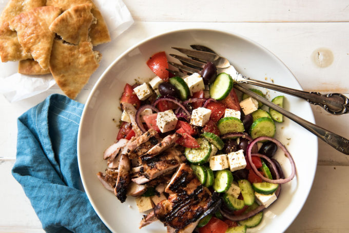 Greek Salad, a classic greek salad that is easy to make